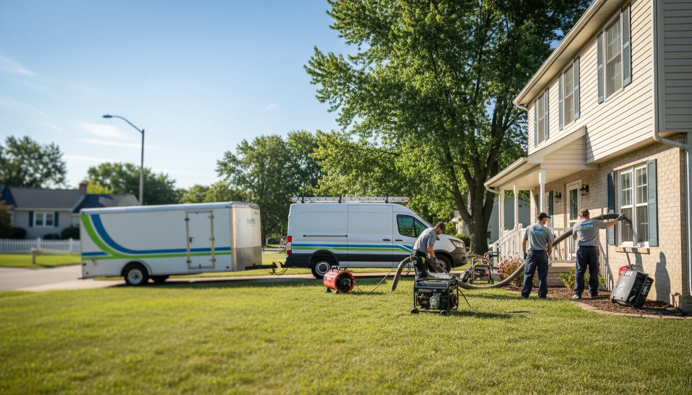 Flooded Basement Restoration And Cleanup With Repair in Middle River, MN near me